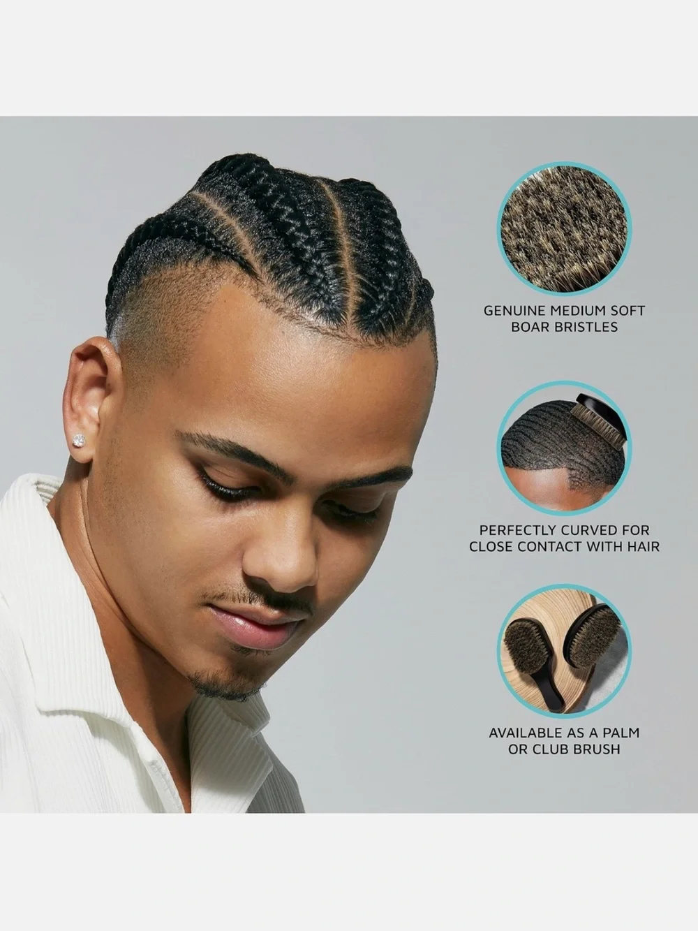 KISS POWER WAVE BOAR BRUSH